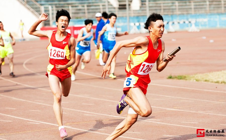 趣味運動會項目【接力賽】圖片